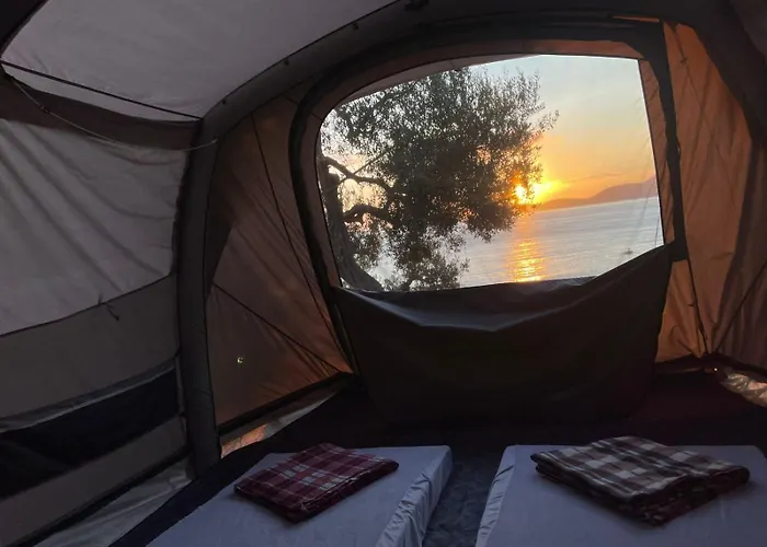 Camping Blue In Borsh, Vlore *